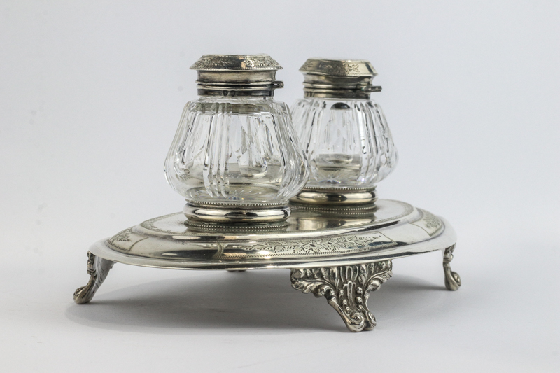 Sterling Silver Inkwell