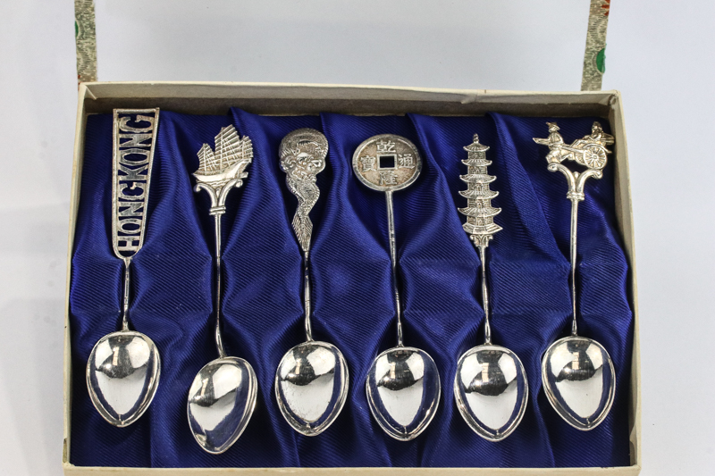 Set of 6 Siam Silver Cake Forks